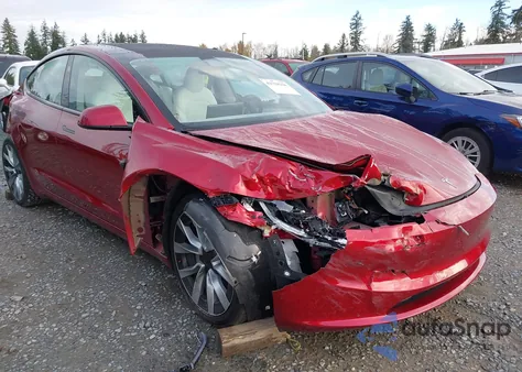 2024 Tesla Model 3 Long Range Dual Motor All-Wheel Drive/Rear-Wheel Drive from USA, damaged, VIN 5YJ3E1EA9RF801868